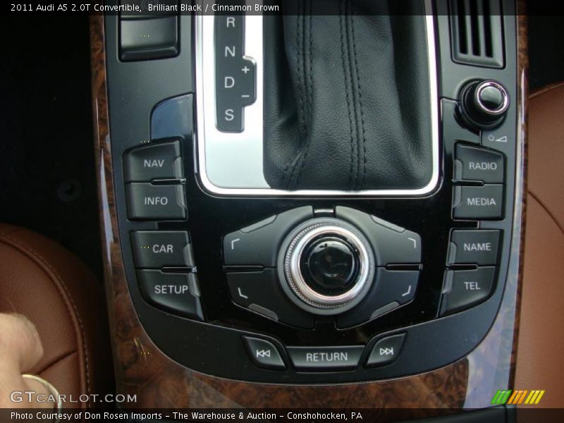 Brilliant Black / Cinnamon Brown 2011 Audi A5 2.0T Convertible