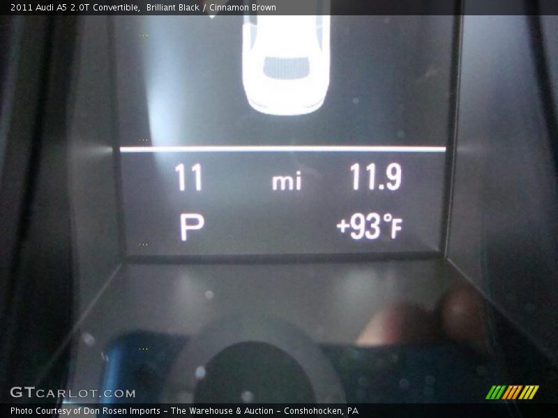 Brilliant Black / Cinnamon Brown 2011 Audi A5 2.0T Convertible