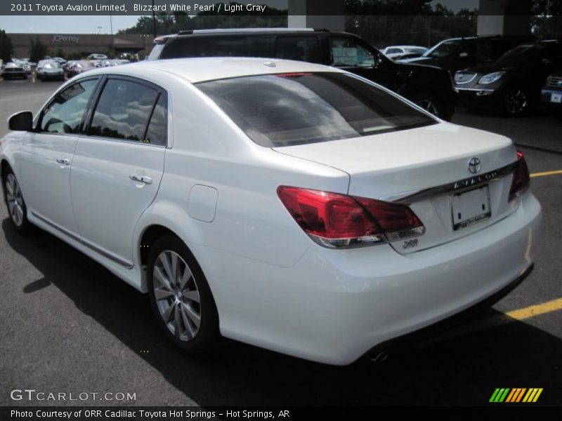 Blizzard White Pearl / Light Gray 2011 Toyota Avalon Limited