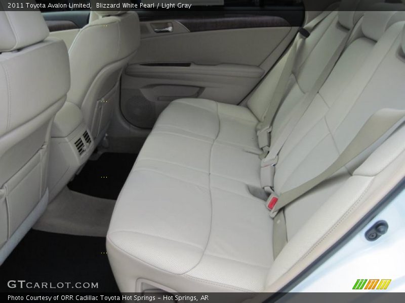 Blizzard White Pearl / Light Gray 2011 Toyota Avalon Limited