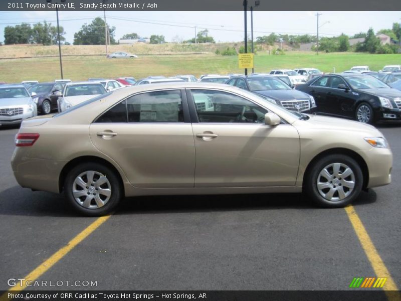 Sandy Beach Metallic / Ash 2011 Toyota Camry LE