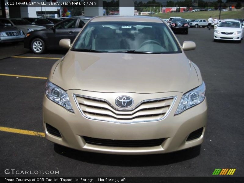 Sandy Beach Metallic / Ash 2011 Toyota Camry LE