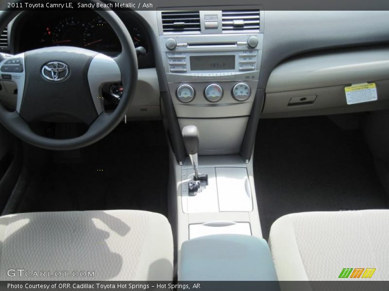 Sandy Beach Metallic / Ash 2011 Toyota Camry LE