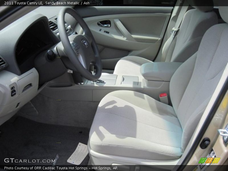Sandy Beach Metallic / Ash 2011 Toyota Camry LE