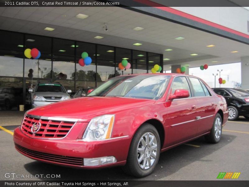 Crystal Red Tintcoat / Shale/Cocoa Accents 2011 Cadillac DTS