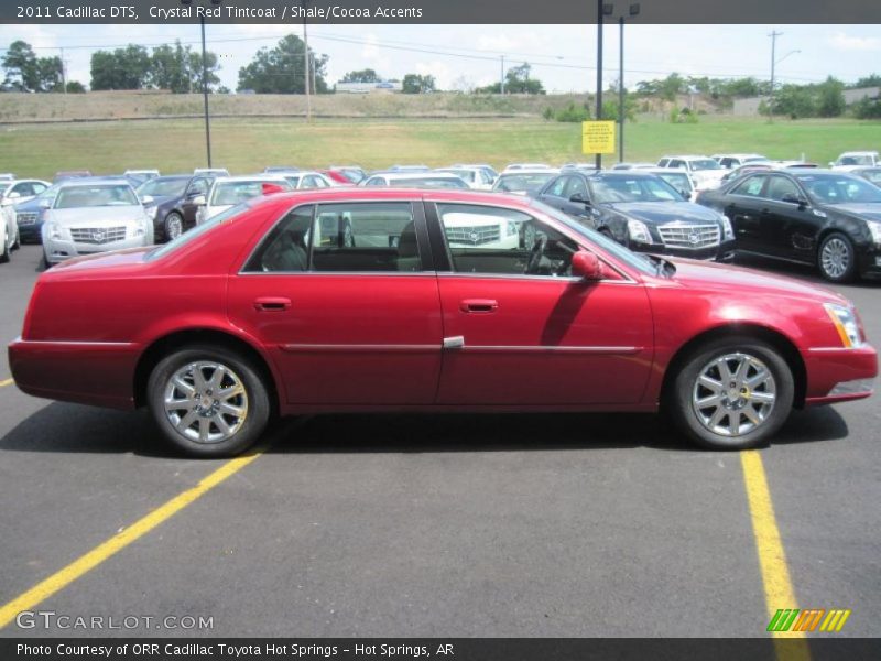 Crystal Red Tintcoat / Shale/Cocoa Accents 2011 Cadillac DTS