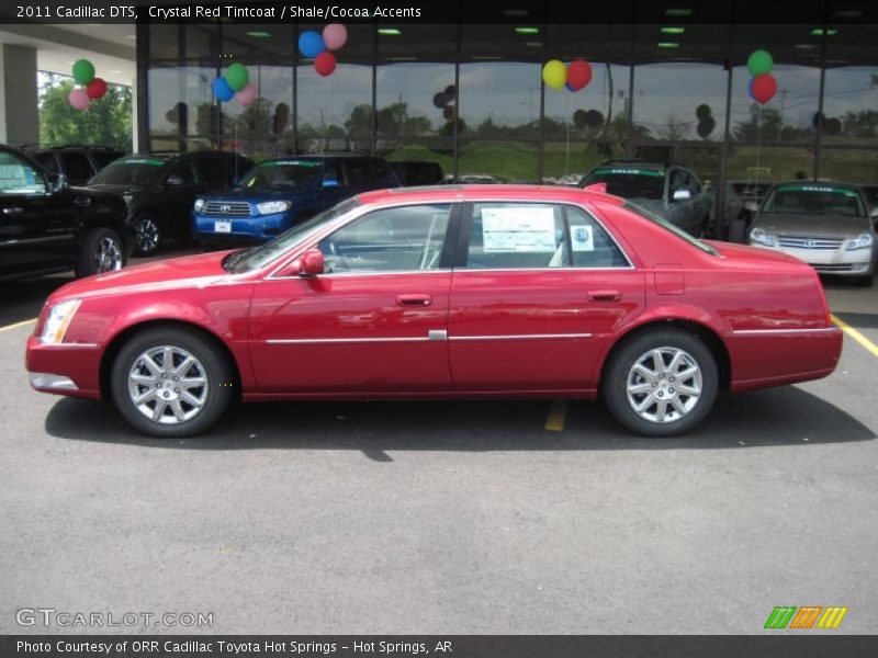 Crystal Red Tintcoat / Shale/Cocoa Accents 2011 Cadillac DTS