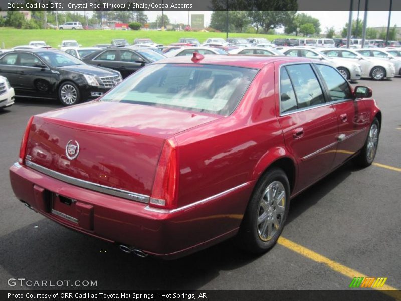 Crystal Red Tintcoat / Shale/Cocoa Accents 2011 Cadillac DTS