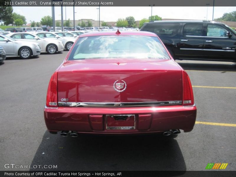 Crystal Red Tintcoat / Shale/Cocoa Accents 2011 Cadillac DTS