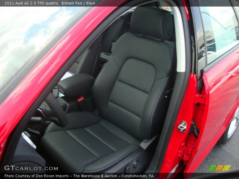 Brilliant Red / Black 2011 Audi A3 2.0 TFSI quattro