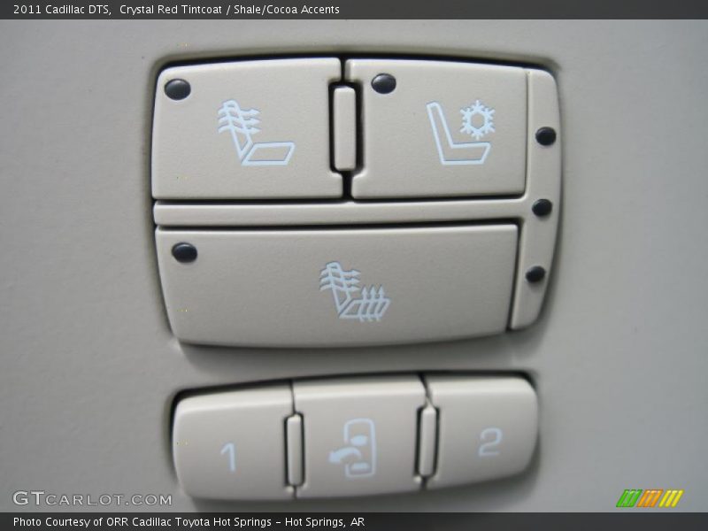 Crystal Red Tintcoat / Shale/Cocoa Accents 2011 Cadillac DTS