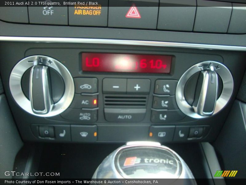 Brilliant Red / Black 2011 Audi A3 2.0 TFSI quattro