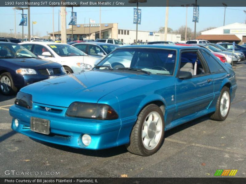 Front 3/4 View of 1993 Mustang SVT Cobra Fastback