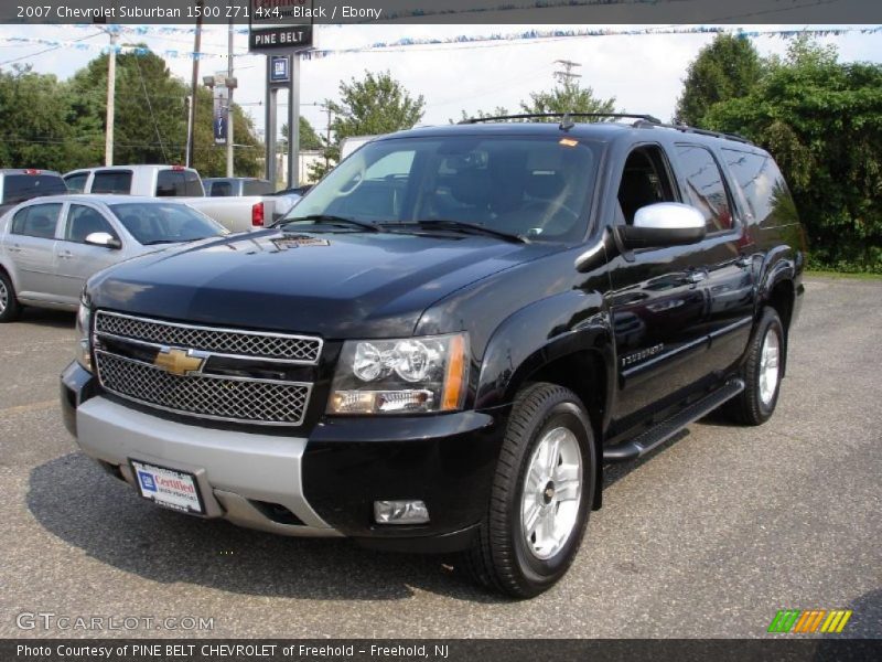 Black / Ebony 2007 Chevrolet Suburban 1500 Z71 4x4