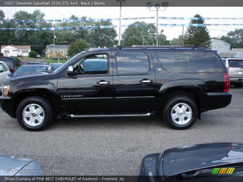 Black / Ebony 2007 Chevrolet Suburban 1500 Z71 4x4