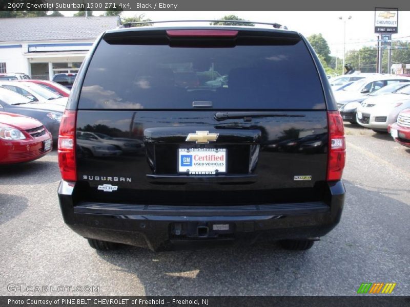 Black / Ebony 2007 Chevrolet Suburban 1500 Z71 4x4