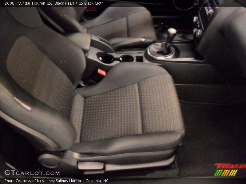 Black Pearl / GS Black Cloth 2008 Hyundai Tiburon GS