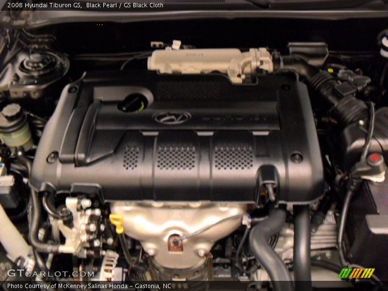Black Pearl / GS Black Cloth 2008 Hyundai Tiburon GS
