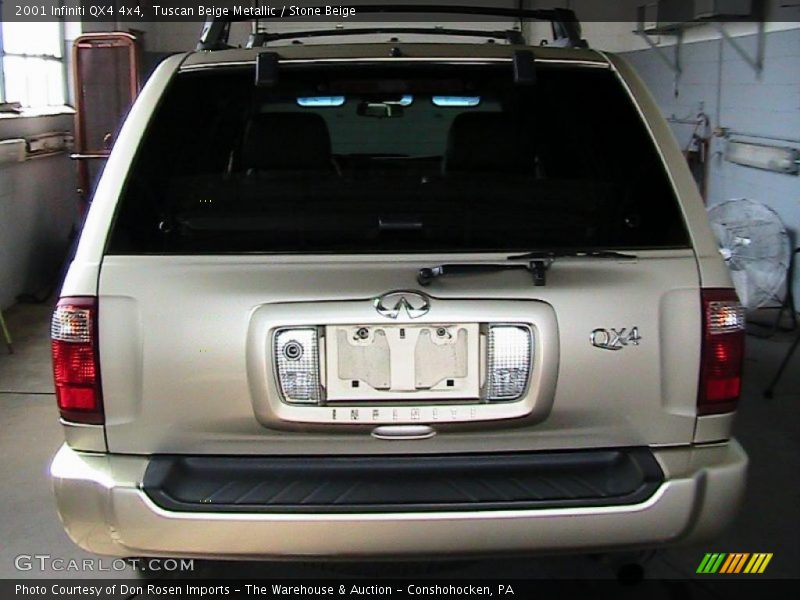 Tuscan Beige Metallic / Stone Beige 2001 Infiniti QX4 4x4