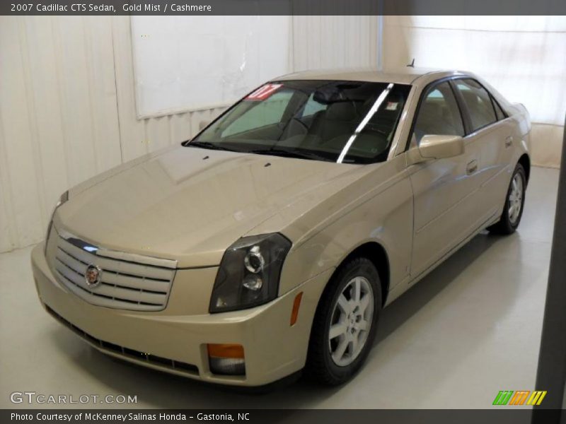 Gold Mist / Cashmere 2007 Cadillac CTS Sedan