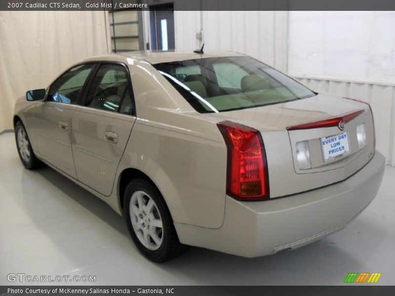 Gold Mist / Cashmere 2007 Cadillac CTS Sedan
