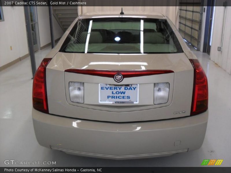 Gold Mist / Cashmere 2007 Cadillac CTS Sedan