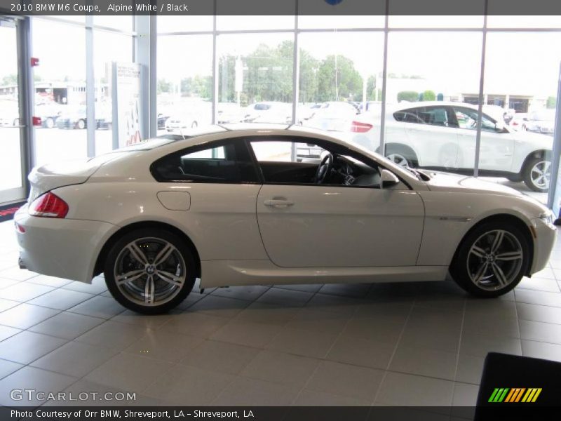 Alpine White / Black 2010 BMW M6 Coupe
