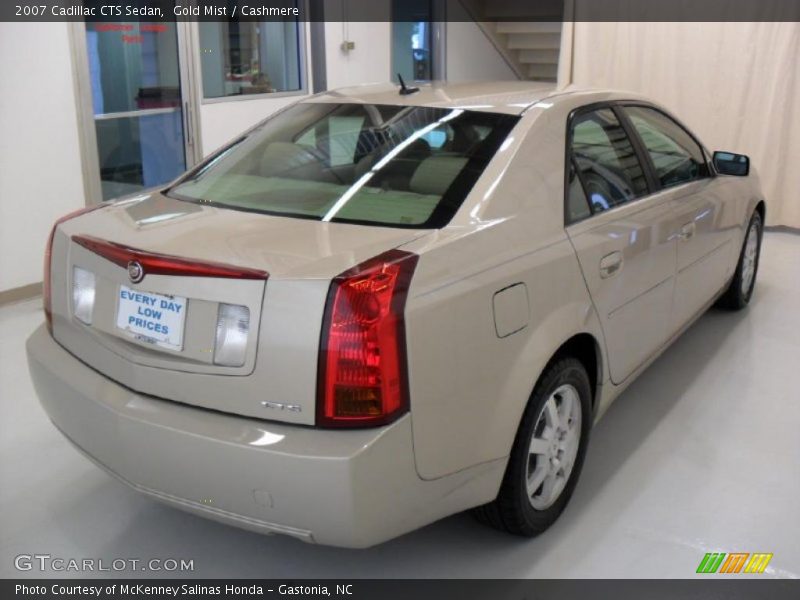 Gold Mist / Cashmere 2007 Cadillac CTS Sedan