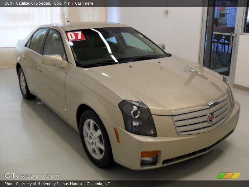 Gold Mist / Cashmere 2007 Cadillac CTS Sedan