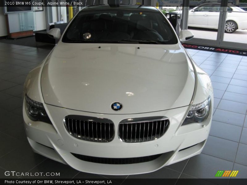 Alpine White / Black 2010 BMW M6 Coupe