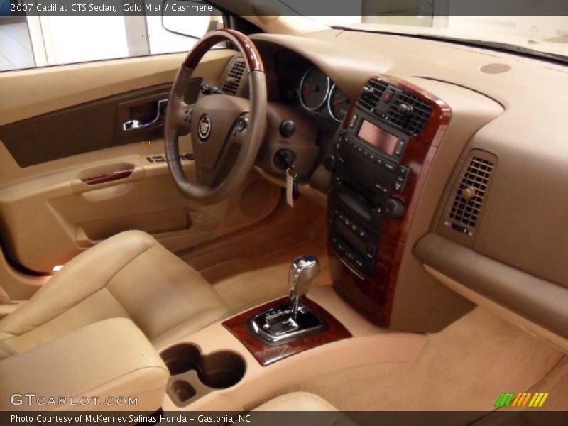 Gold Mist / Cashmere 2007 Cadillac CTS Sedan
