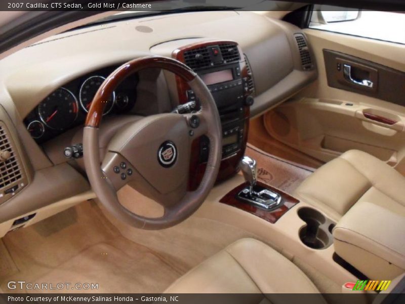 Gold Mist / Cashmere 2007 Cadillac CTS Sedan