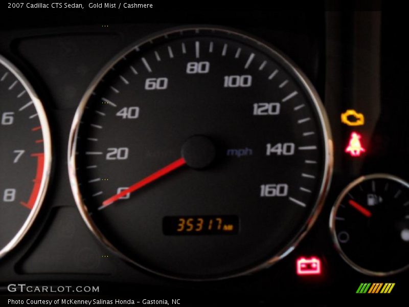 Gold Mist / Cashmere 2007 Cadillac CTS Sedan