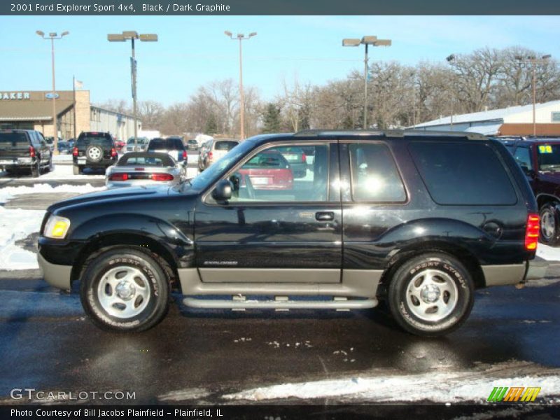 Black / Dark Graphite 2001 Ford Explorer Sport 4x4