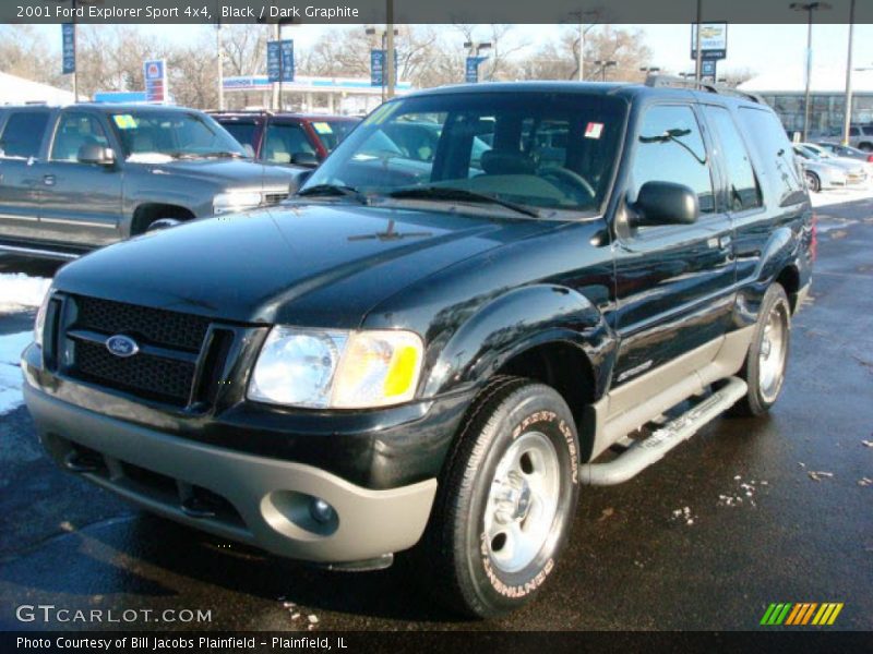 Black / Dark Graphite 2001 Ford Explorer Sport 4x4
