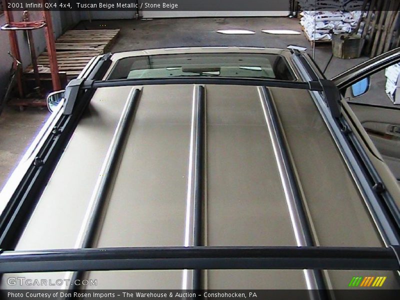 Tuscan Beige Metallic / Stone Beige 2001 Infiniti QX4 4x4