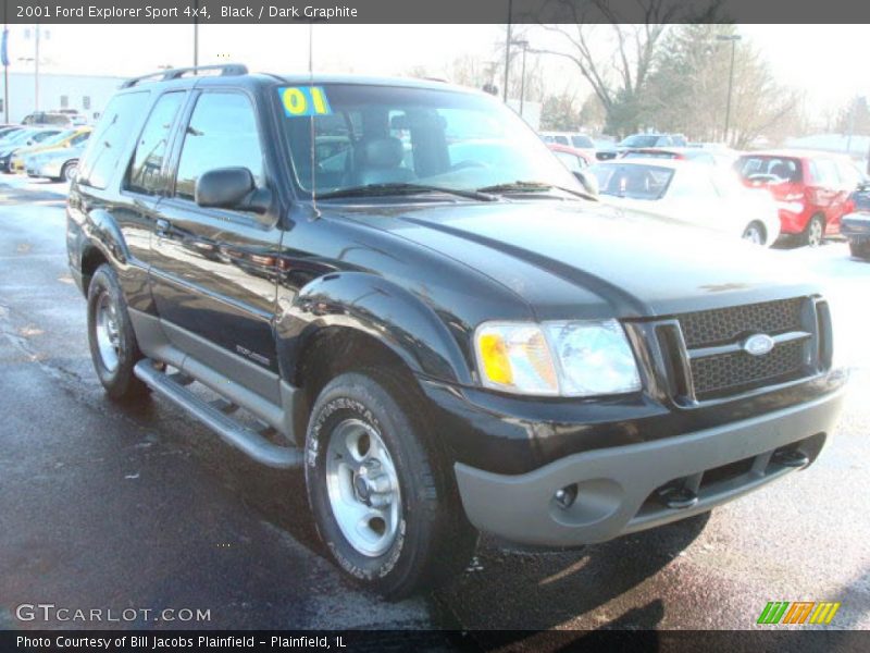 Black / Dark Graphite 2001 Ford Explorer Sport 4x4