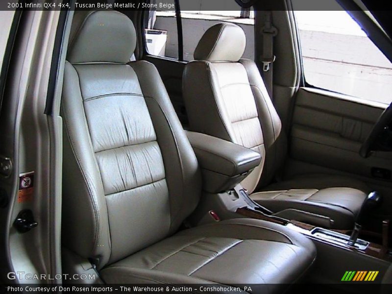 Tuscan Beige Metallic / Stone Beige 2001 Infiniti QX4 4x4