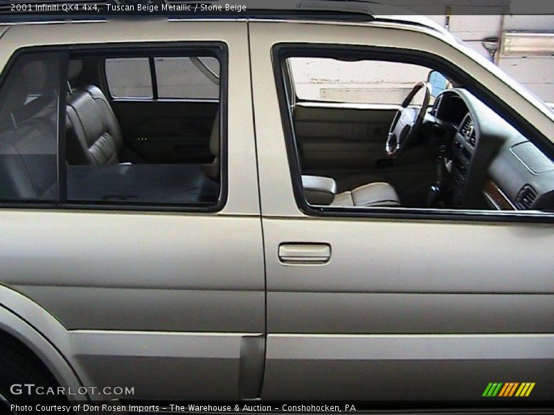 Tuscan Beige Metallic / Stone Beige 2001 Infiniti QX4 4x4