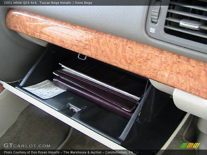 Tuscan Beige Metallic / Stone Beige 2001 Infiniti QX4 4x4