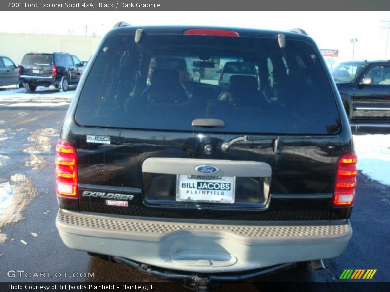 Black / Dark Graphite 2001 Ford Explorer Sport 4x4