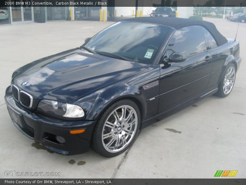 Carbon Black Metallic / Black 2006 BMW M3 Convertible