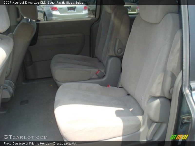 South Pacific Blue / Beige 2007 Hyundai Entourage GLS