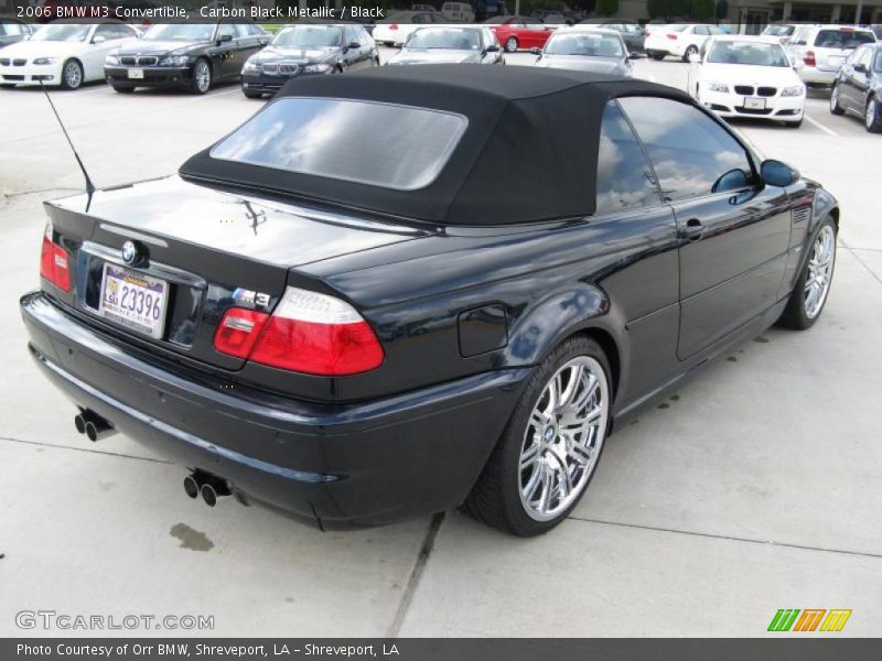 Carbon Black Metallic / Black 2006 BMW M3 Convertible