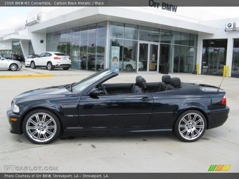 Carbon Black Metallic / Black 2006 BMW M3 Convertible