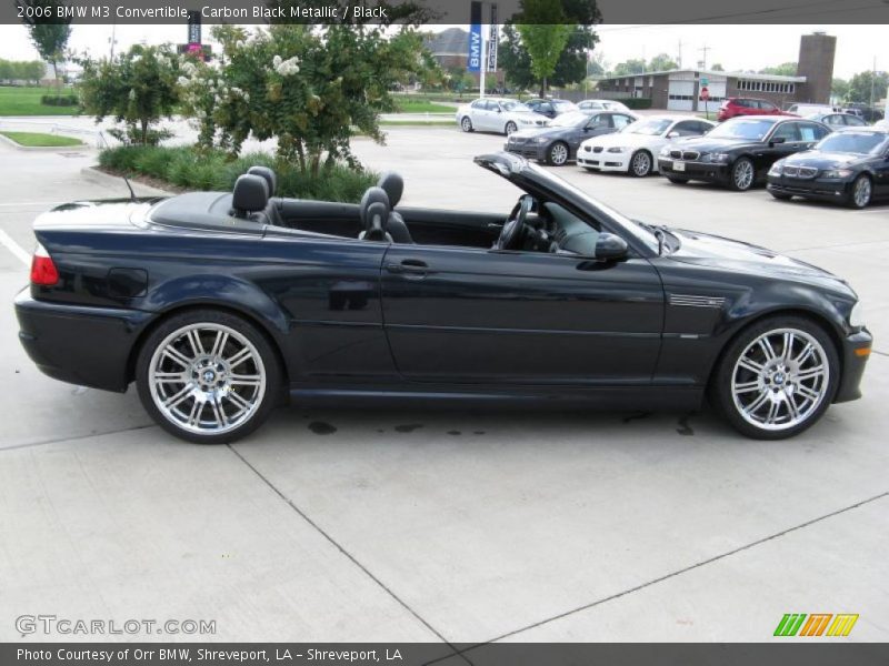 Carbon Black Metallic / Black 2006 BMW M3 Convertible