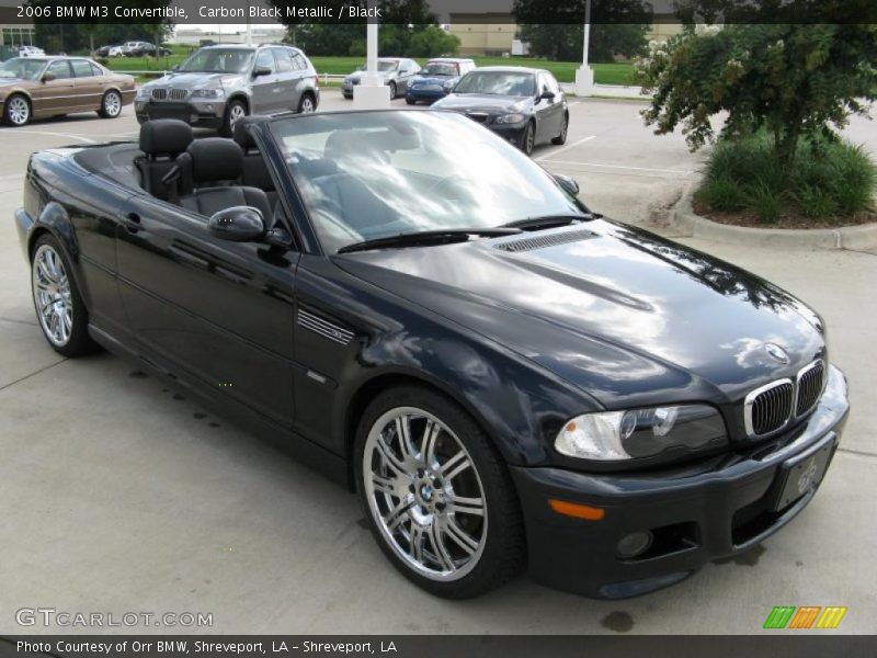 Carbon Black Metallic / Black 2006 BMW M3 Convertible