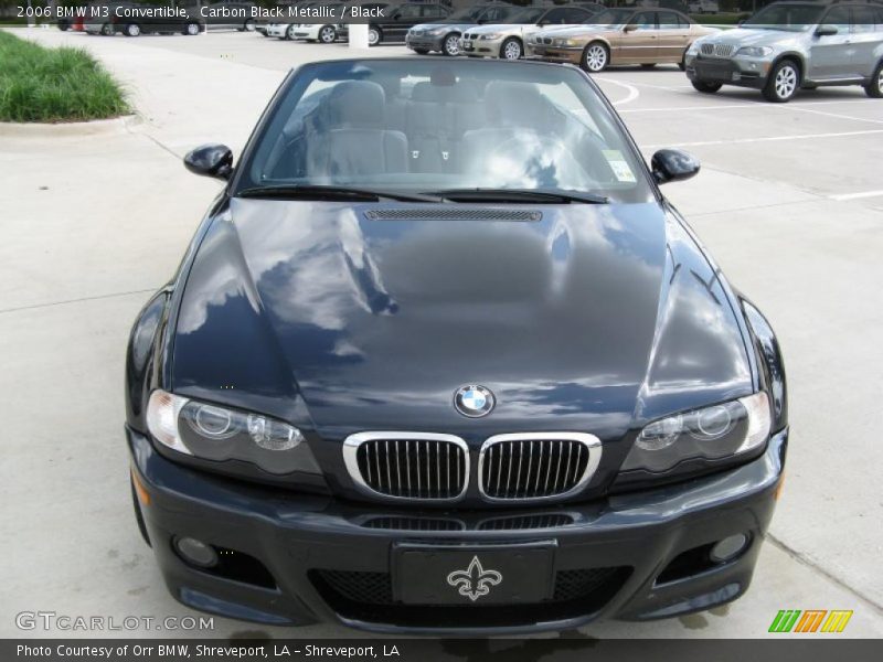 Carbon Black Metallic / Black 2006 BMW M3 Convertible