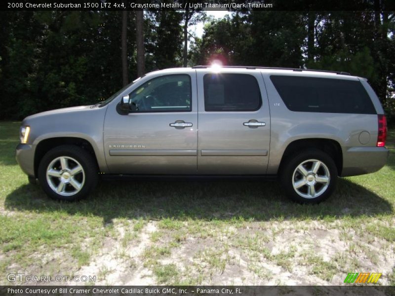 Graystone Metallic / Light Titanium/Dark Titanium 2008 Chevrolet Suburban 1500 LTZ 4x4