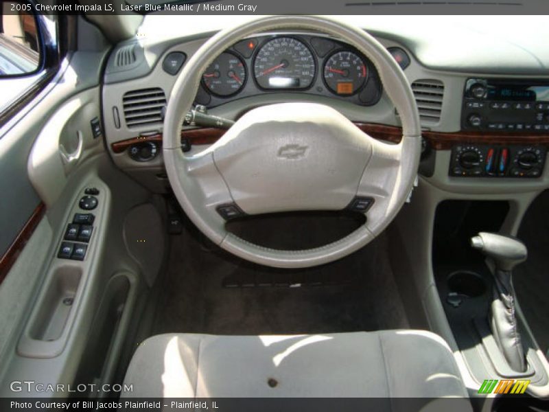 Laser Blue Metallic / Medium Gray 2005 Chevrolet Impala LS